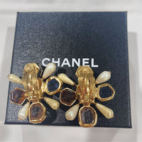 Chanel Gripoix Muilticolor Earrings