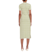 Staud Heli Moss Knit Midi Dress