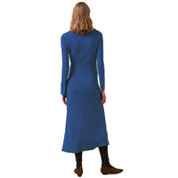 Beatrice B blue dress back