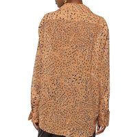 Jonathan Simkhai Abbie Printed Chiffon Shirt