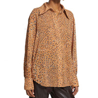 Jonathan Simkhai Abbie Printed Chiffon Shirt