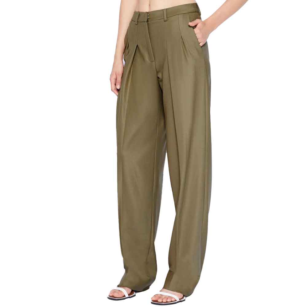 Felice Wide Leg Twill Pants | Jonathan Simkhai