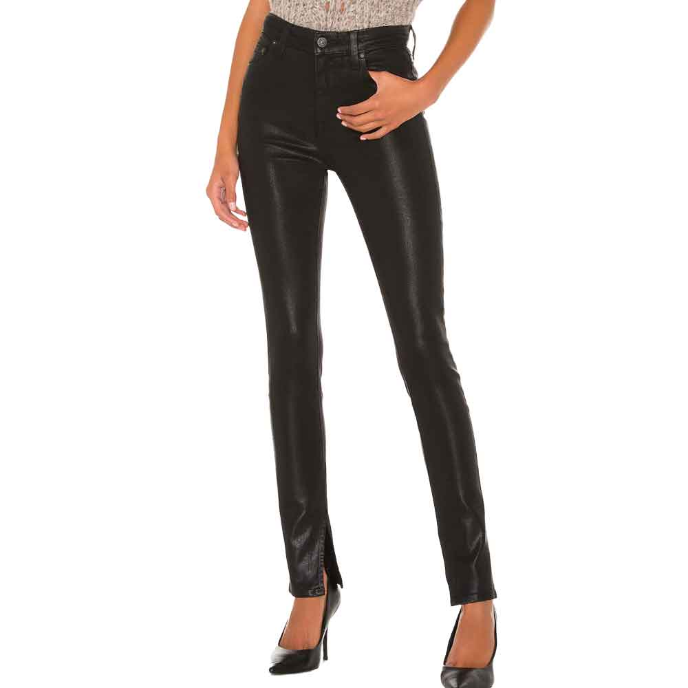 Jonathan Simkhai Rae High Waisted Coated Jeans