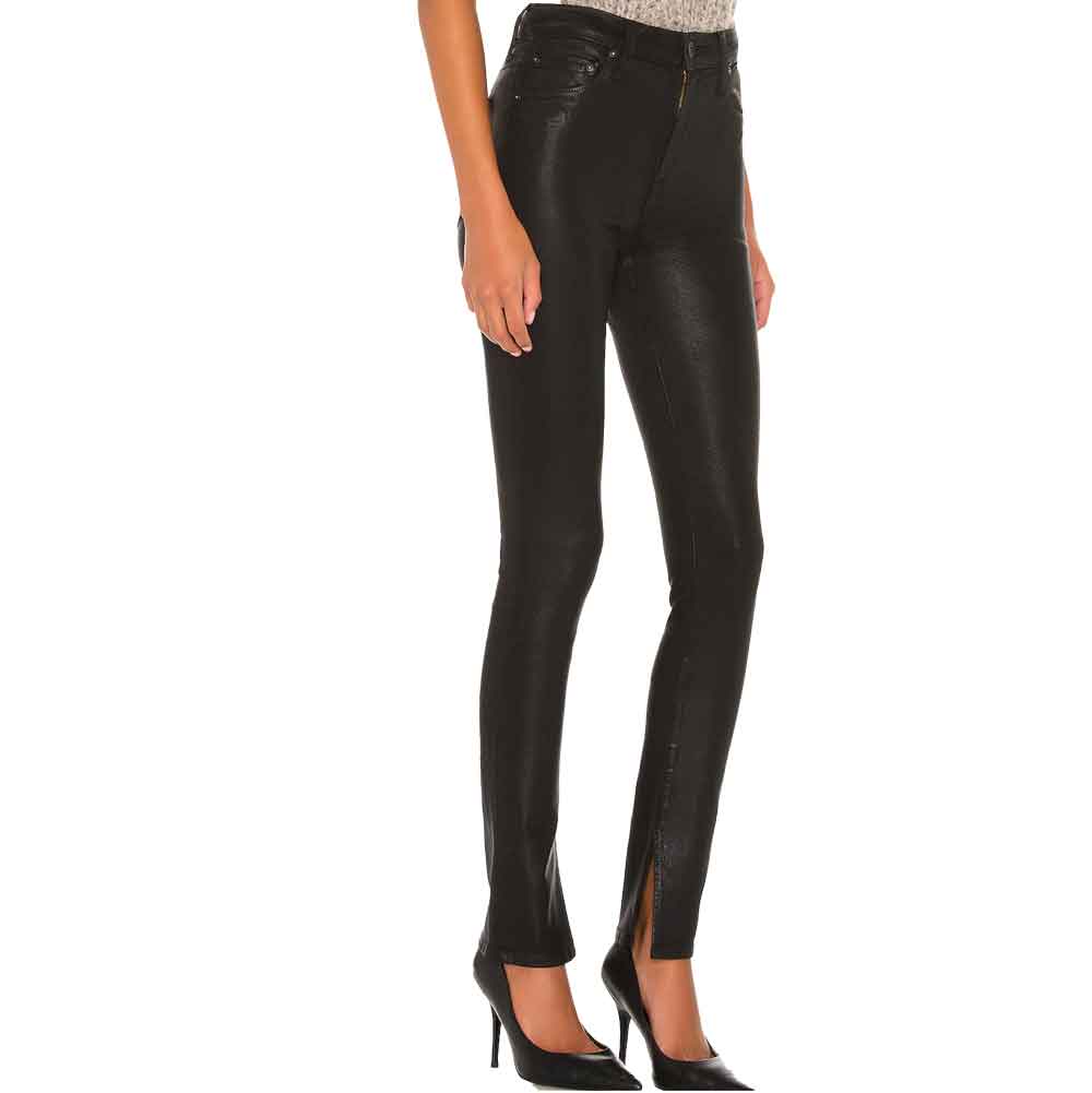 Jonathan Simkhai Rae High Waisted Coated Jeans