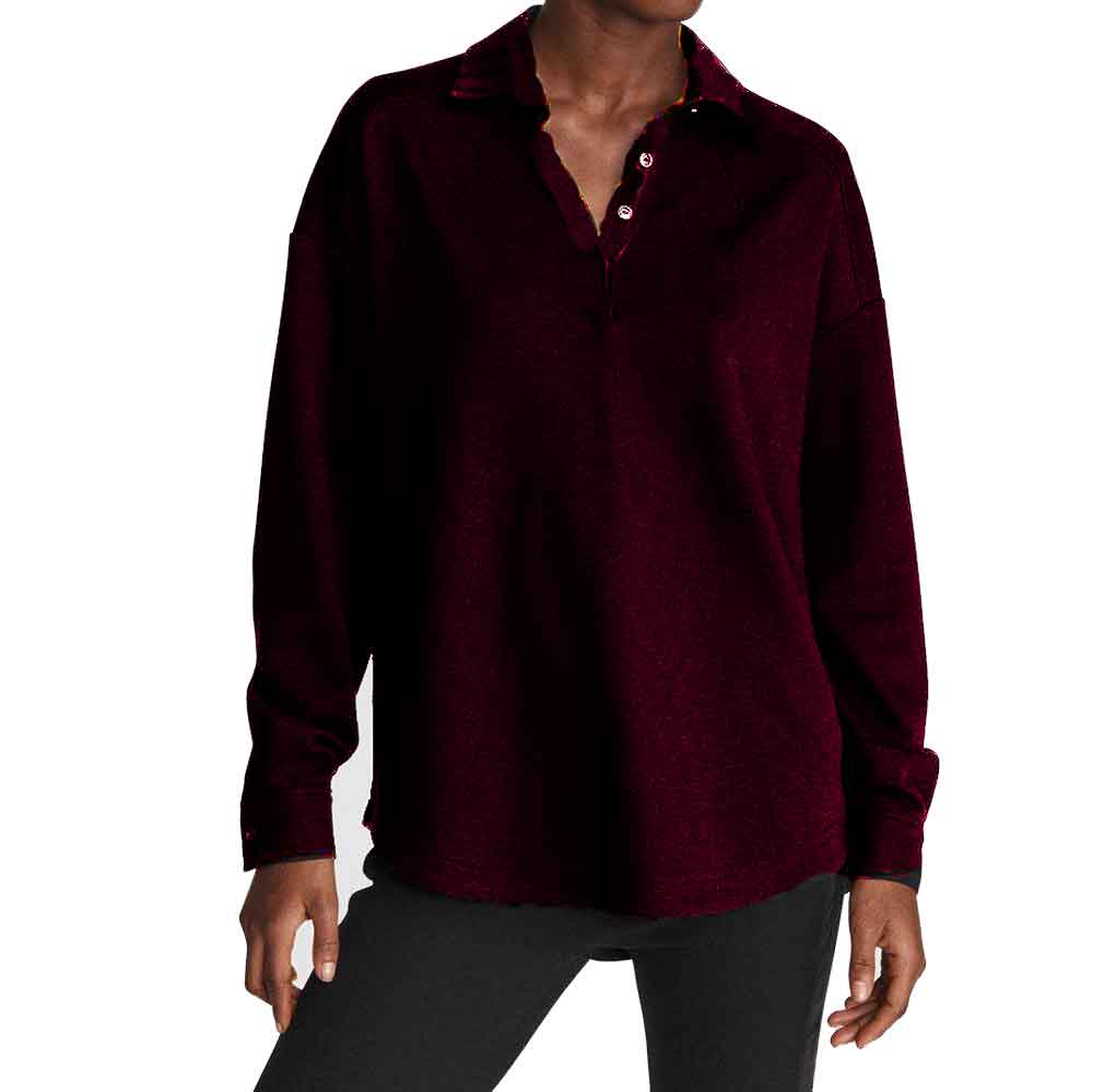 Rag & Bone Joan Henley Knit Shirt