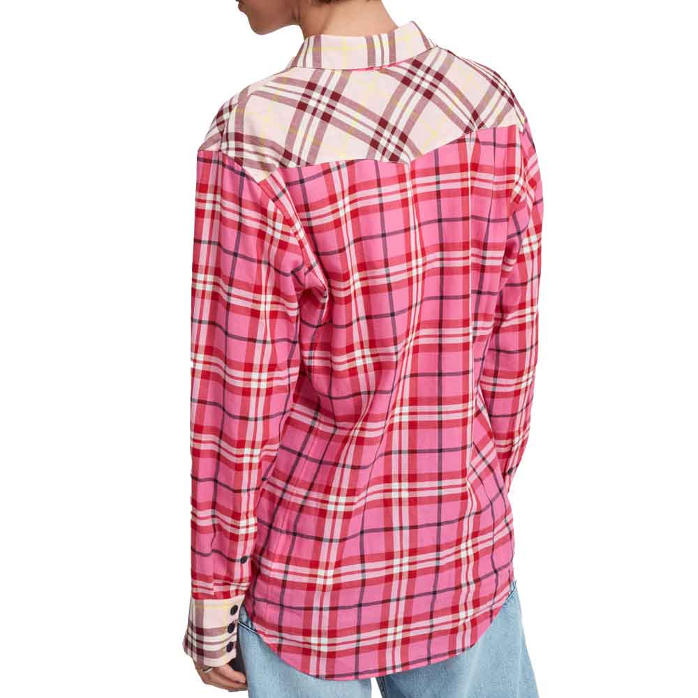 Rag & Bone Jillian Plaid Cotton Button Front Shirt