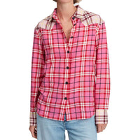 Rag & Bone Jillian Plaid Cotton Button Front Shirt