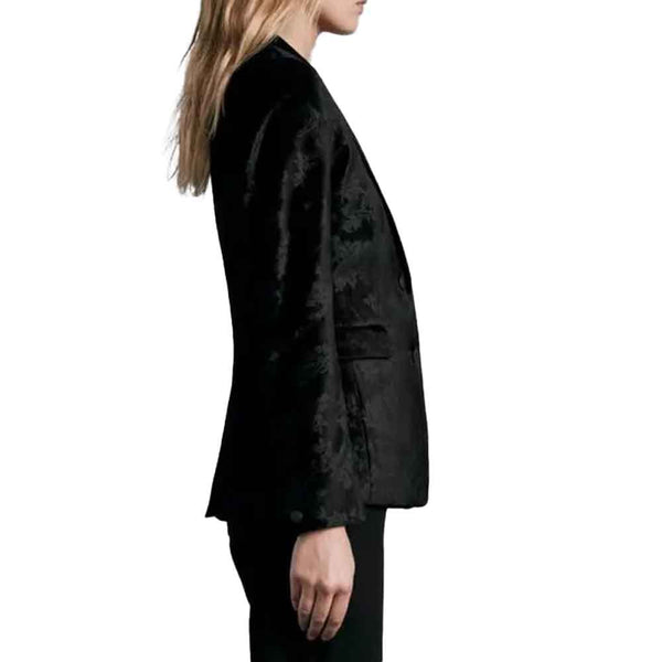 Rag & Bone Razor Velvet Jacquard Blazer