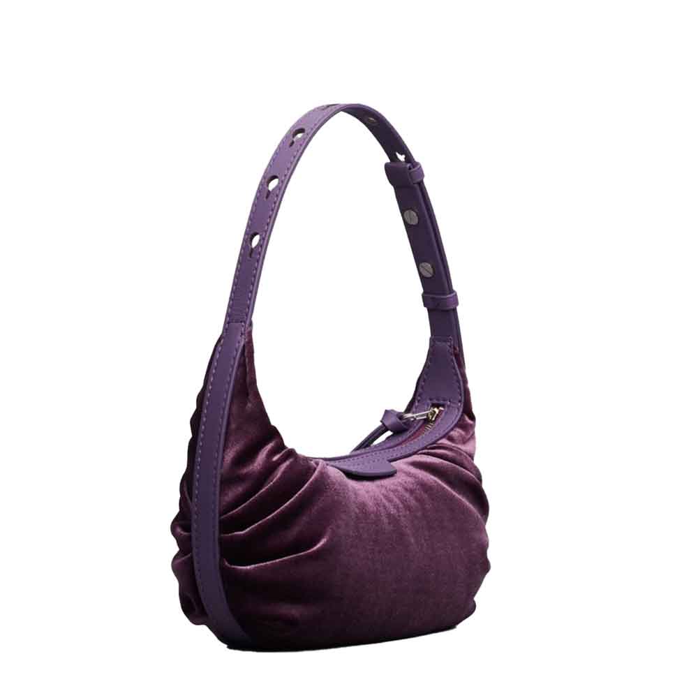 CHNL Hobo Velvet Mini Bag