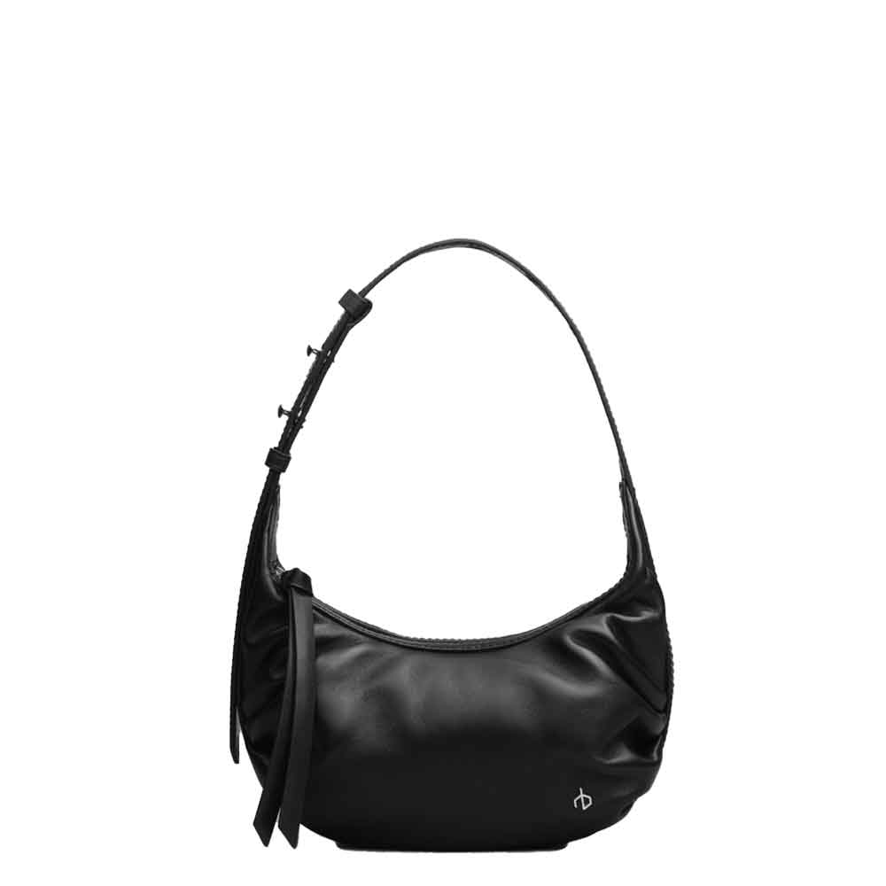 Rag & Bone - Women's Commuter Mini Hobo Bag - Black - Leather