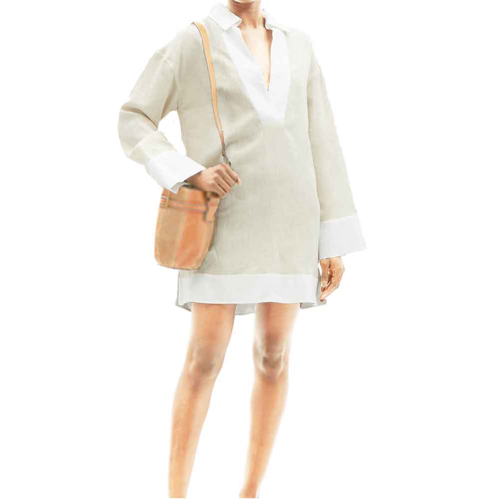 Staud shop linen dress