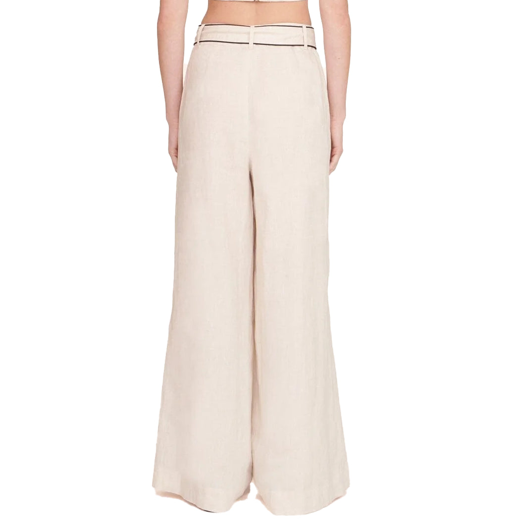 Eris Natural Linen Pant  Staud –